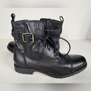 Banana Republic Mens Black Leather Boots Size 9